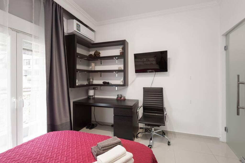 Modern Office Apartment.Wifi,2A/C,Luxury Fur/Tures Thessaloniki Exterior photo