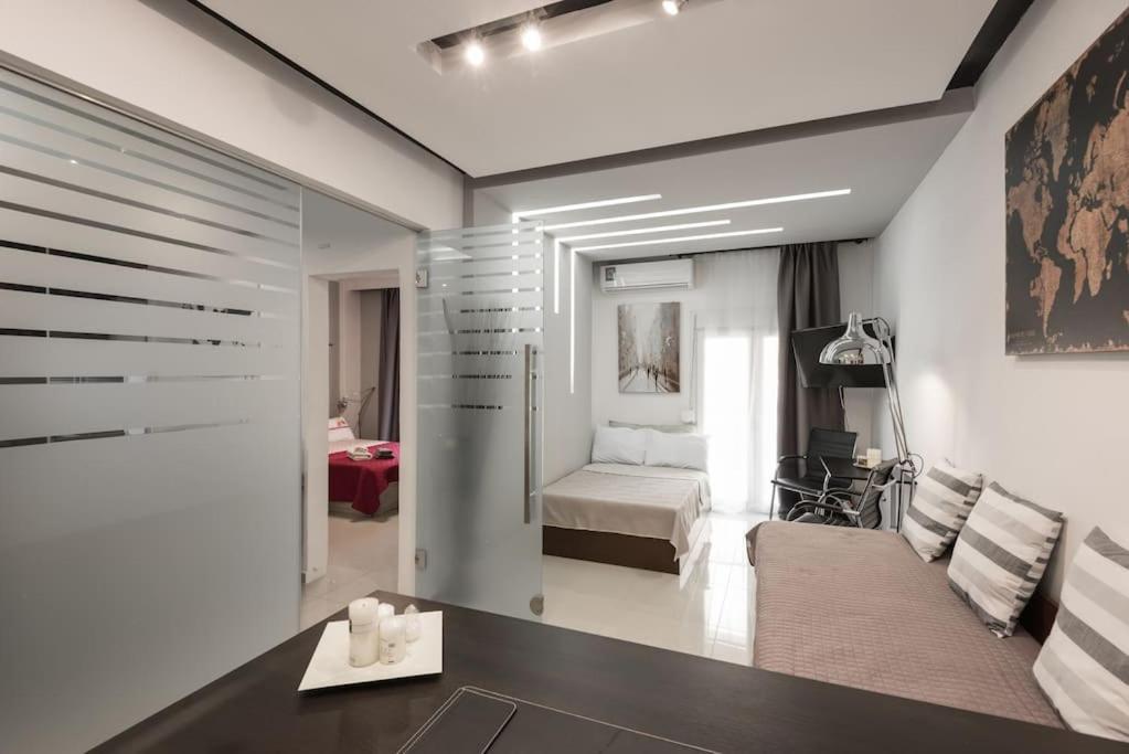 Modern Office Apartment.Wifi,2A/C,Luxury Fur/Tures Thessaloniki Exterior photo
